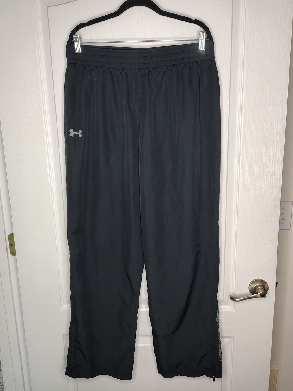 Under Armour Black Mens Lightweight Track Pants